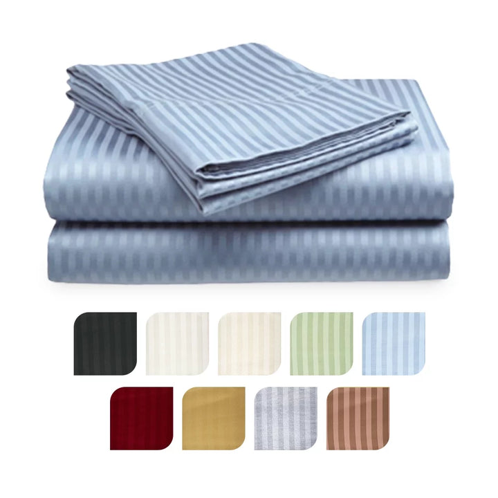 4-Piece Ultra Soft 1800 Series Bamboo Bed Sheet Set in 9 Colors