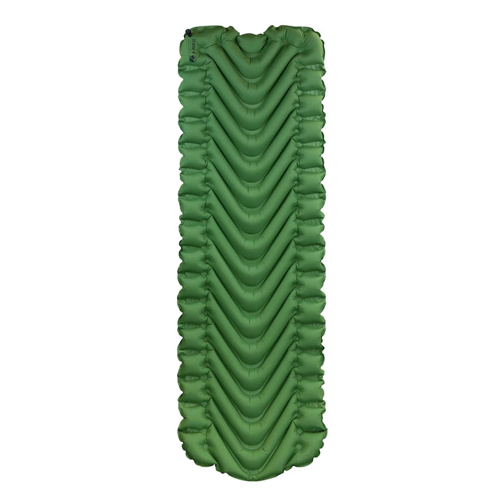 Static V Sleeping Pad Durable Camping Inflatable Mattress, Green