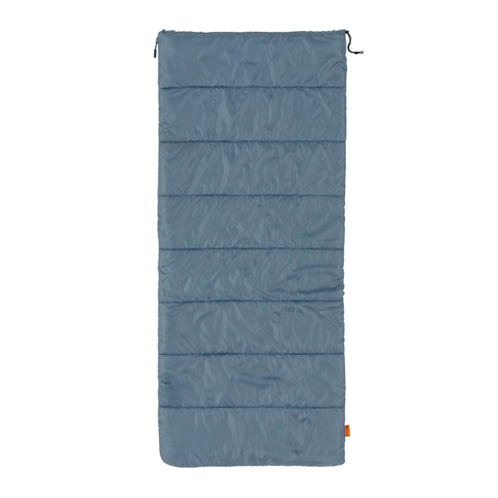 50F Flannel Lined Rectangle Adult Sleeping Bag - Blue (75" X 33")