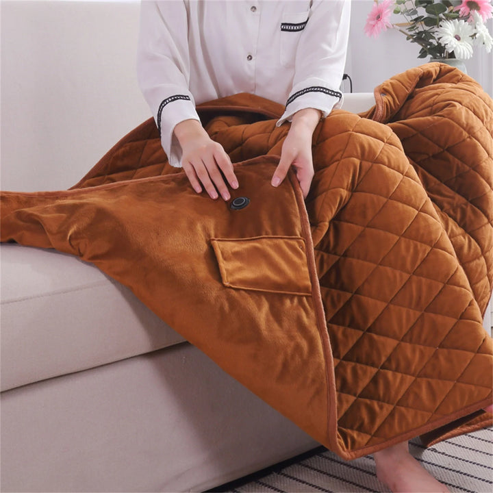 120*75Cm Electric Blanket Queen 47*30In Throw Heated Blanket Soft 5V Electric USB Blanket Machine Washable for Home Travel Office with 120Cm Extension Line Heating Blankets on Sale