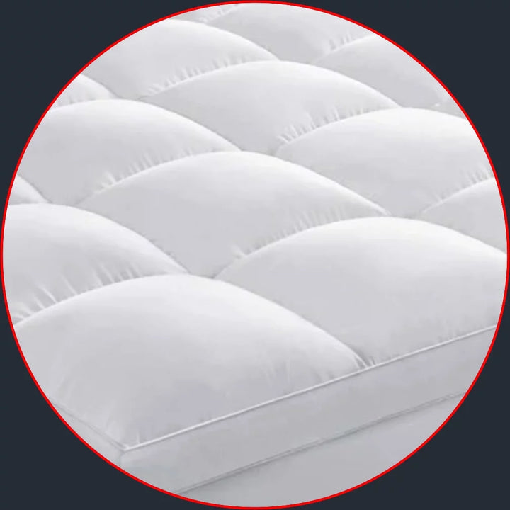 Ultra Plush Pillow Top Mattress Topper, Queen