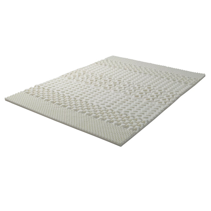 1.25" 7-Zone Foam Mattress Topper, Twin/Twin-Xl