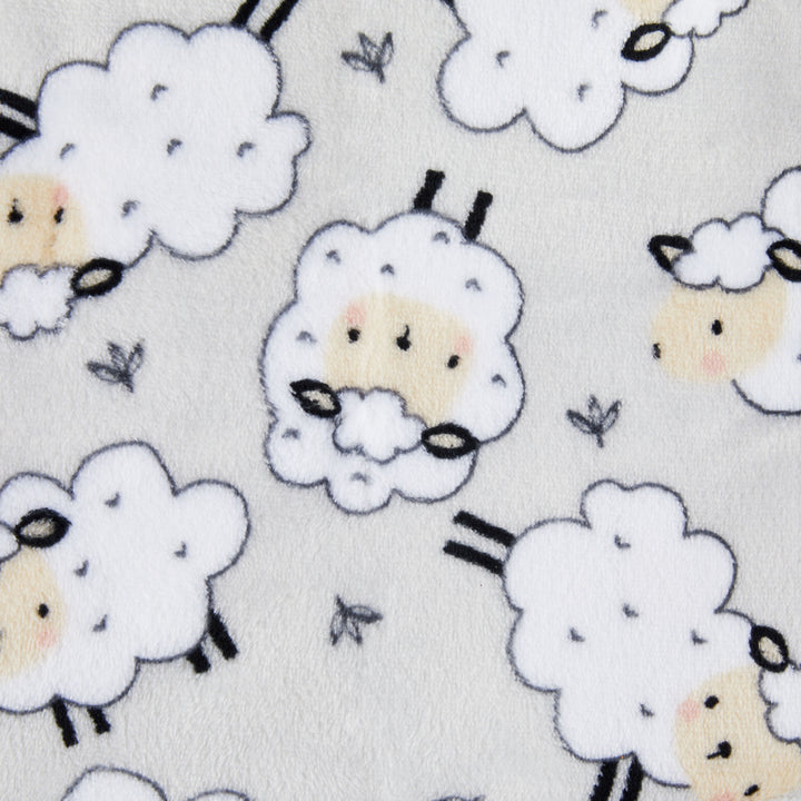 Grey Sheep Plush Baby Blanket,Infant Unisex, 30" X 36"