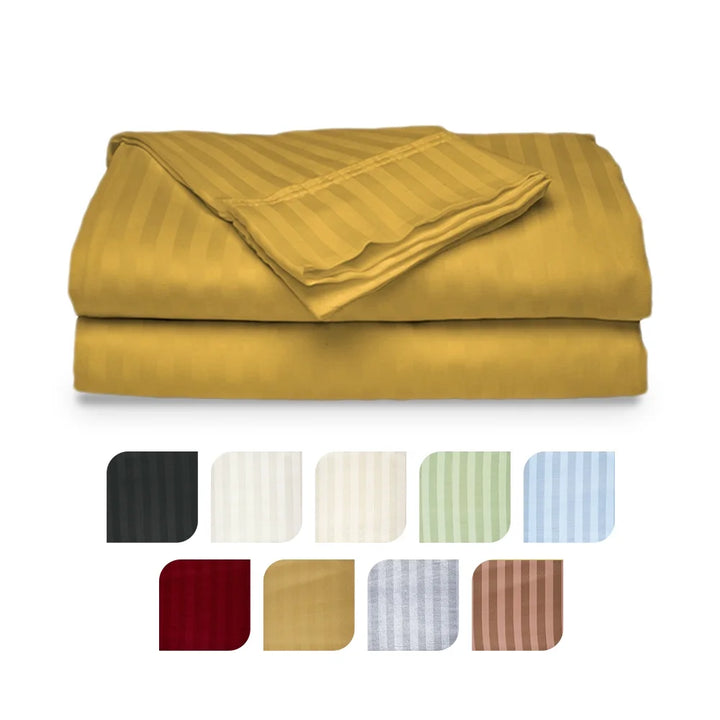 4-Piece Ultra Soft 1800 Series Bamboo Bed Sheet Set in 9 Colors