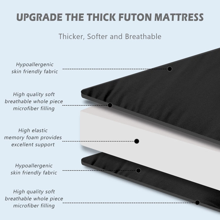 Japanese Floor Mattress ,Futon Floor Mattress,Portable Camping Mattress Sleeping Pad 80*54"