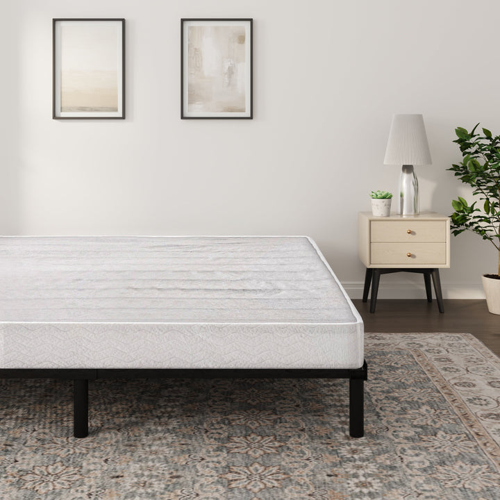 5 Inch Full Size Metal Box Spring, Mattress Foundation with Fabric Cover, Easy Assembly