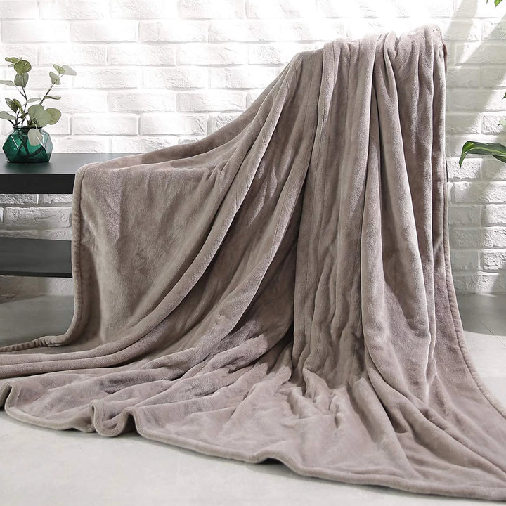 Electric Blanket 72" X 84" Full Size Heated Blanket, Fast Heating, 4 Heating Levels, 10H Auto-Off, Machine Washable - Linen