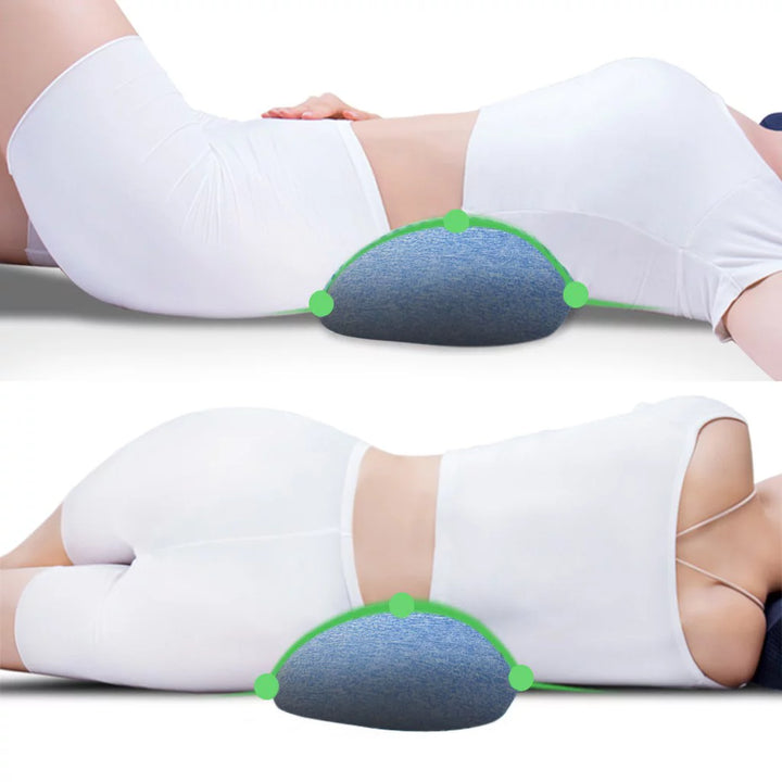 Cushion Lumbar Support Pillow for Sleeping Soft Memory Foam Lower Back Support Cushion