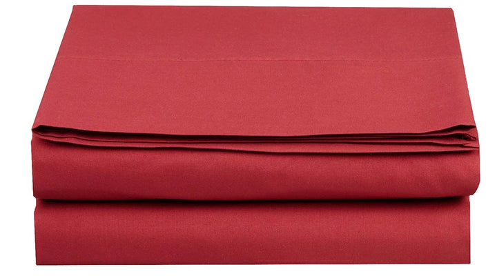 1500 Thread Count 1-Piece Fitted Sheet, King Size, Burgundy