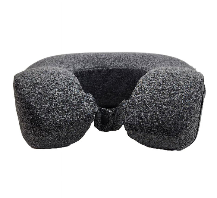 Cool Touch Memory Foam Neck Pillow Set, Heather Gray, One Size, 12.75Inx12Inx4In, 1LB