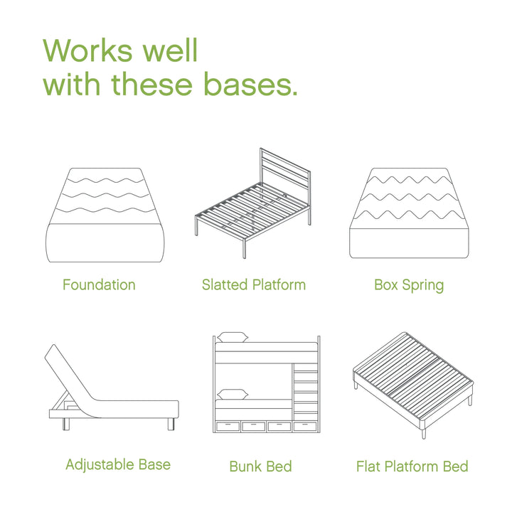 Decker 10" Hybrid Mattress, Twin XL