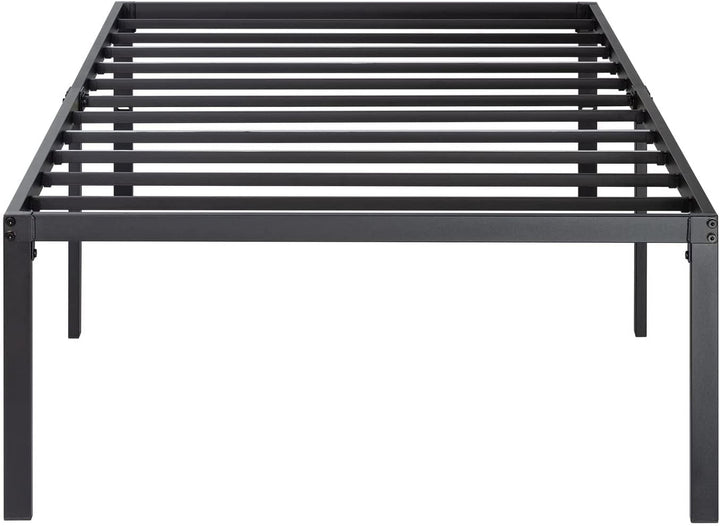 Heavy Duty Twin Size Metal Platform Bed Frame with 16.5'' Large under Bed Storage Space