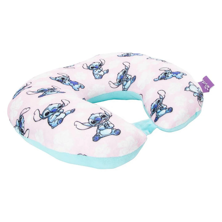 Stitch Travel Pillow - Lilo and Stitch Pastel Dreams Light Pink Pillow - Age 3+