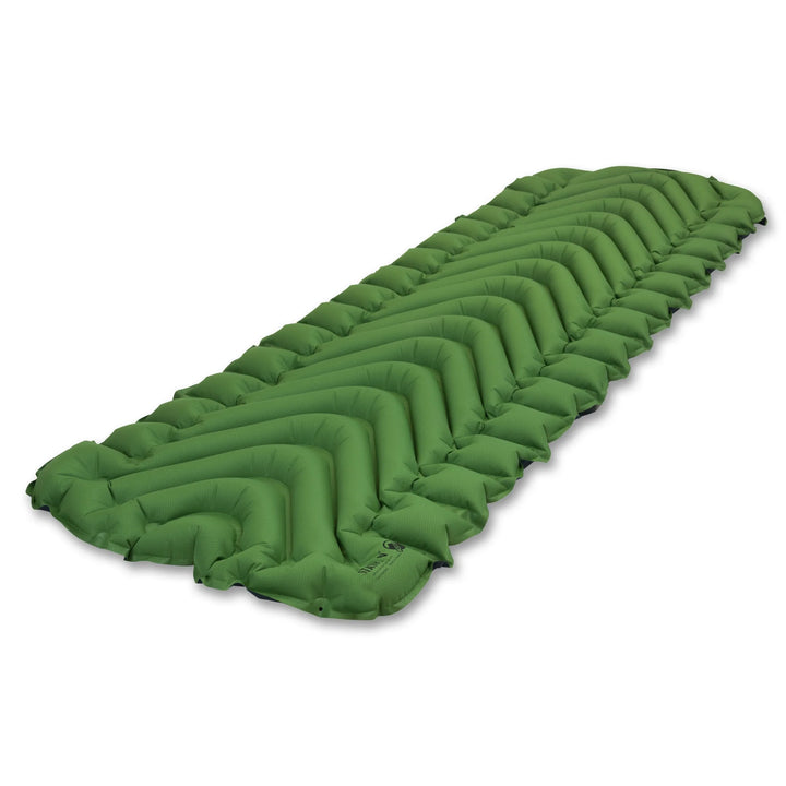 Static V Sleeping Pad Durable Camping Inflatable Mattress, Green