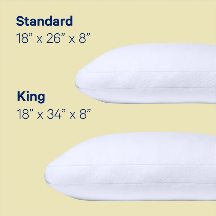 Essential Cooling Fiber Pillow, Standard