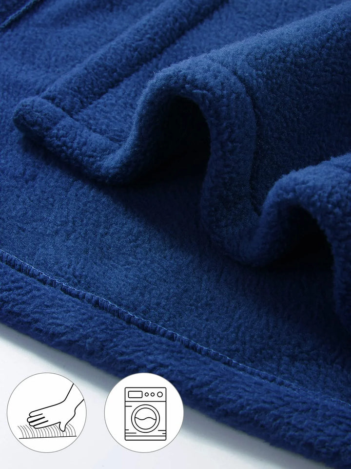 Electric Throw Blanket 50" X 60" with 4 Heat Settings & 3 Hours Auto-Off, ETL Certification, Machine Washable, Blue