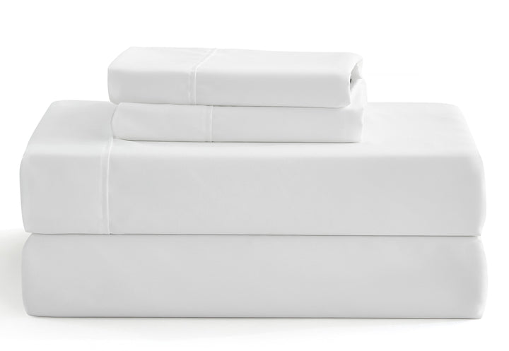 Sheet Set - Soft Classic 300 Thread Count Microfiber, 3 Pieces - Twin, White