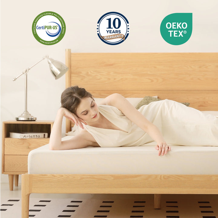 6" Full Size Mattress Gel Memory Foam Mattress, Medium