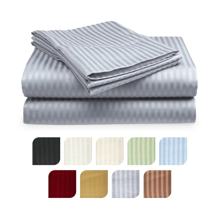 4-Piece Ultra Soft 1800 Series Bamboo Bed Sheet Set in 9 Colors