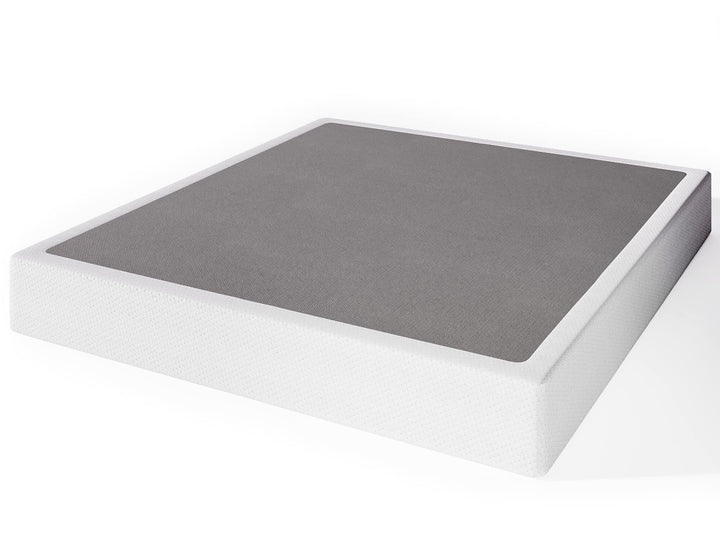 9 Inch King Metal Box Spring, Sturdy Mattress Foundation, Fabric Cover Included, Easy Assembly