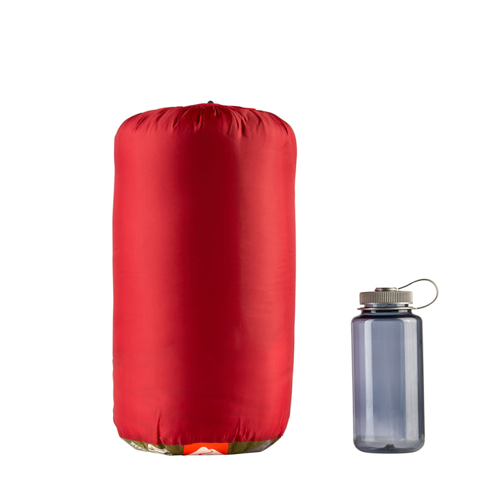 50-Degree Warm Weather Rectangular Sleeping Bag, Red, 33"X75"