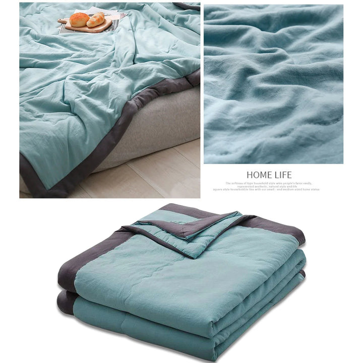 Cooling Blankets for Hot Sleepers - Summer Blanket Thin Lightweight Breathable Soft Double Side Enhanced Cooling Blanket for Bed Couch Sofa - Keep Cool for Night Sweats