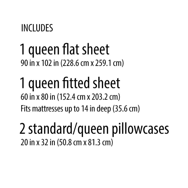 Super Soft High Quality Brushed Microfiber Bed Sheet Set, Queen, Gray, 4 Piece