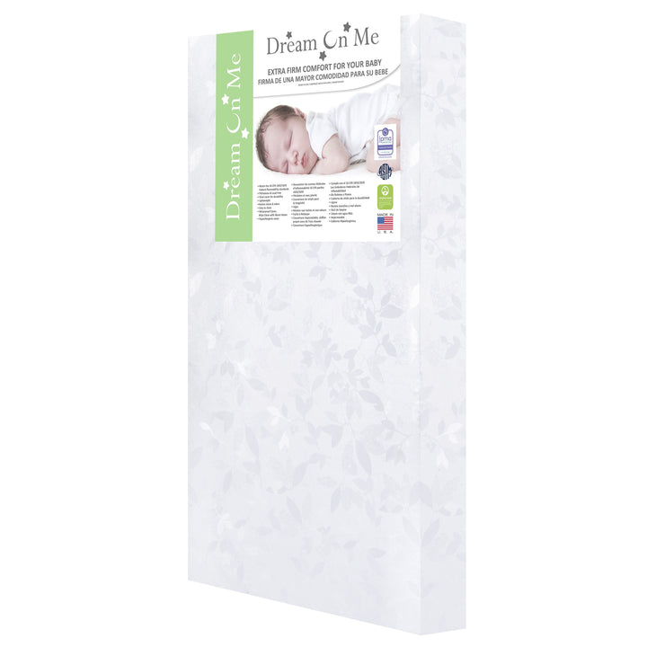 Jasmine 4” Crib & Toddler Foam Mattress, Greenguard Gold Certified