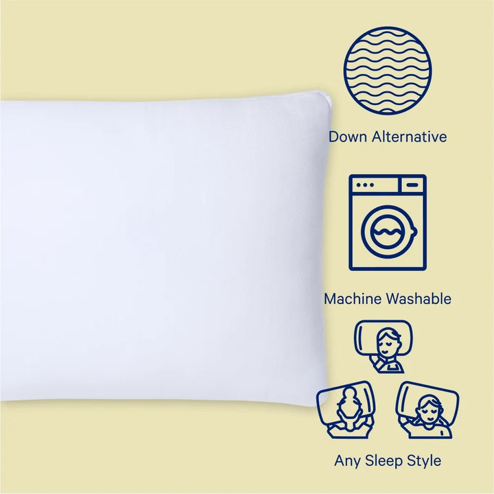 Essential Cooling Fiber Pillow, Standard