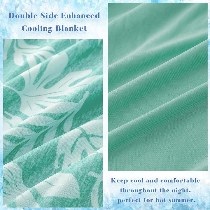 Cooling Blanket for Hot Sleepers 50"X 70" Breathable Summer Blankets Q-Max>0.5 Arc-Chill Cooling Thin Blankets for Night Sweats, Lightweight Double Sides Cooling Blankets