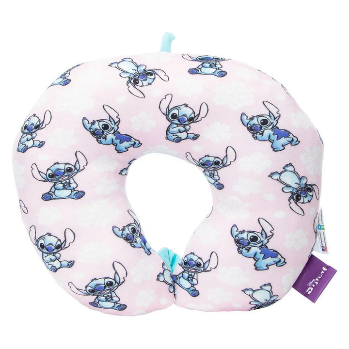 Stitch Travel Pillow - Lilo and Stitch Pastel Dreams Light Pink Pillow - Age 3+