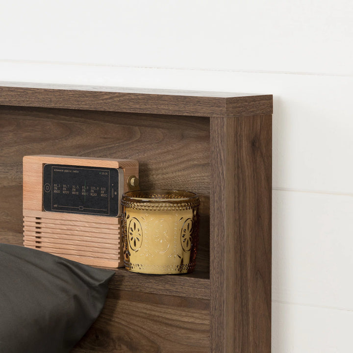 Holland Full Queen Panel Headboard in Natural Walnut