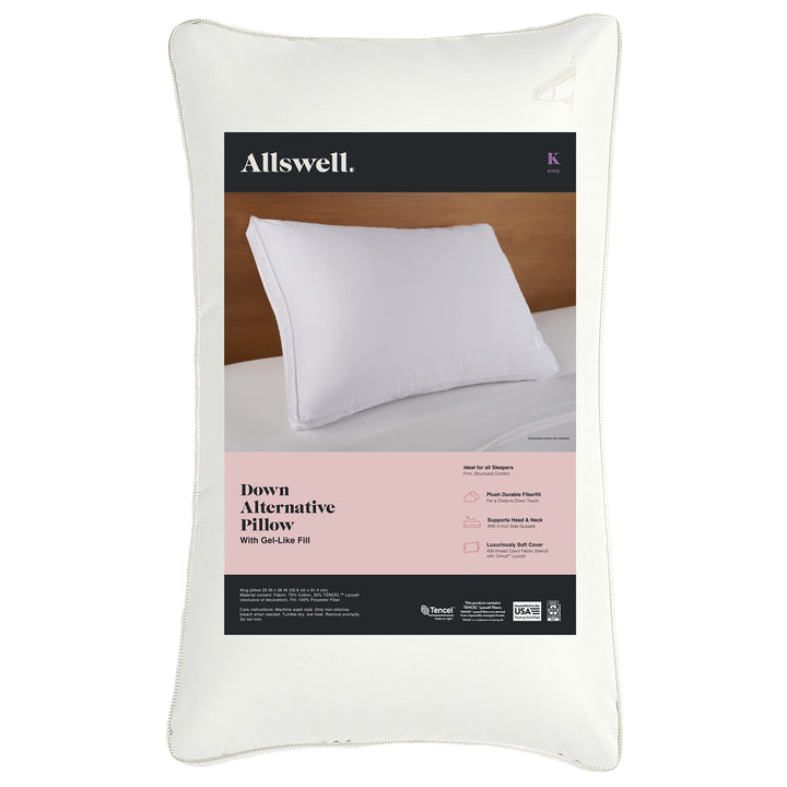 down Alternative Bed Pillow, King