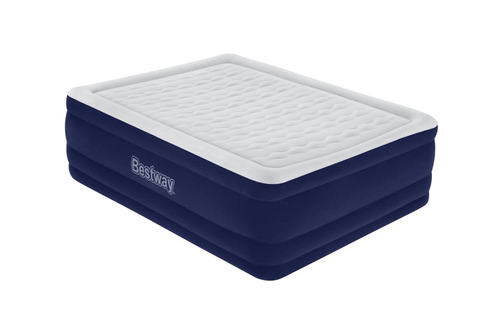 Tritech 24" Air Mattress Antimicrobial Coating with Built-In AC Pump, Queen