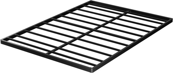 Full Box Spring 2 Inch High & Bed Slat Replacement, Heavy Duty Mattress Support Metal Bunkie Board, Low Profile Bed Frame, Sturdy Steel Structure with Cover, Easy Assembly, Noise Free