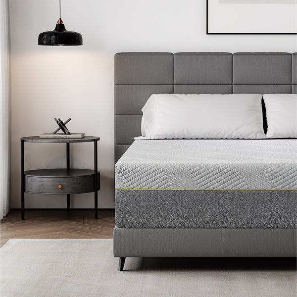 Ego Grey 12 Inch Full Size Mattress, Cooling Gel Memory Foam Mattress in a Box, Medium