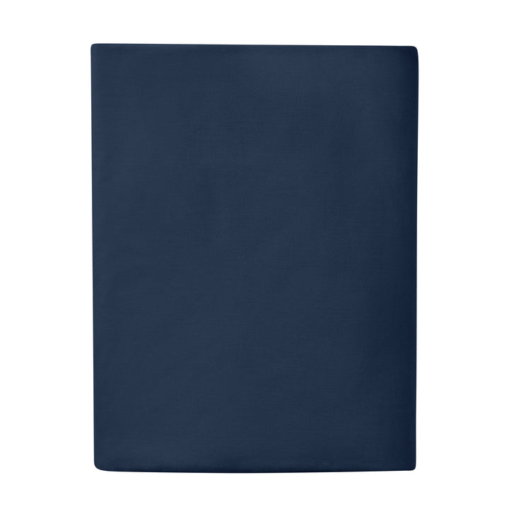 300 Thread Count Blue Cove Cotton Blend Percale Fitted Bed Sheet, Queen