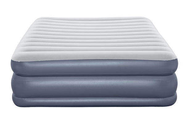 Tritech Quadcomfort 18In Air Mattress Antimicrobial Coating with Built-In AC Pump, Queen