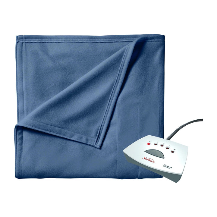 Electric Heated Blanket, King (100" X 90"), 5 Heat Levels, Newport Blue