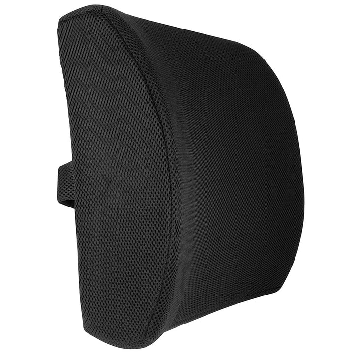 Ergonomic Lumbar Support Pillow - Elevates Lower Back Comfort - Pure Memory Foam - Use in Car or Office Chair - Fits Most Seats - Breathable Mesh - Washable Cover