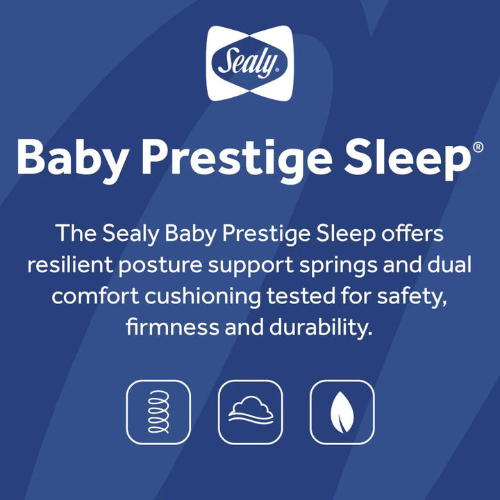 Baby Prestige Sleep Ultra-Premium 2-Stage Antibacterial, 204 Coil, Baby Crib & Toddler Mattress