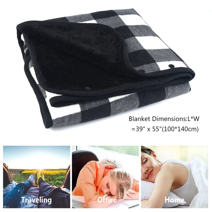 Travel Light Weighted Blanket, Twin/Full Size Fleece Blanket