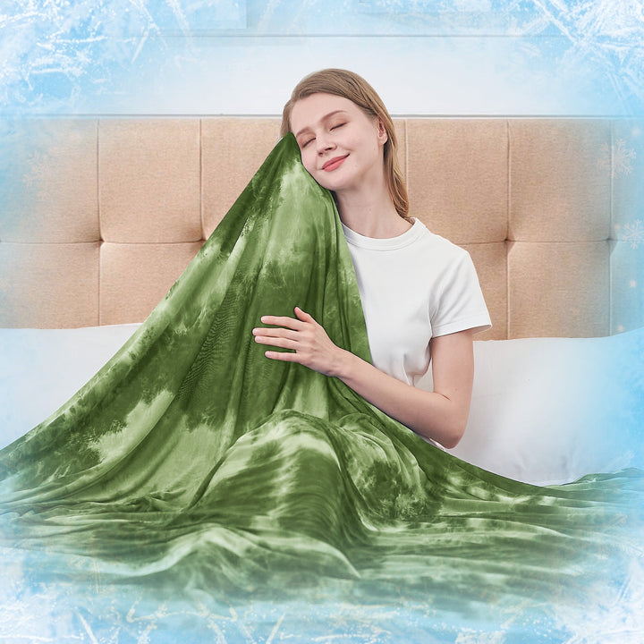 Cooling Blanket Summer Blankets for Hot Sleepers Night Sweats，Throw Size