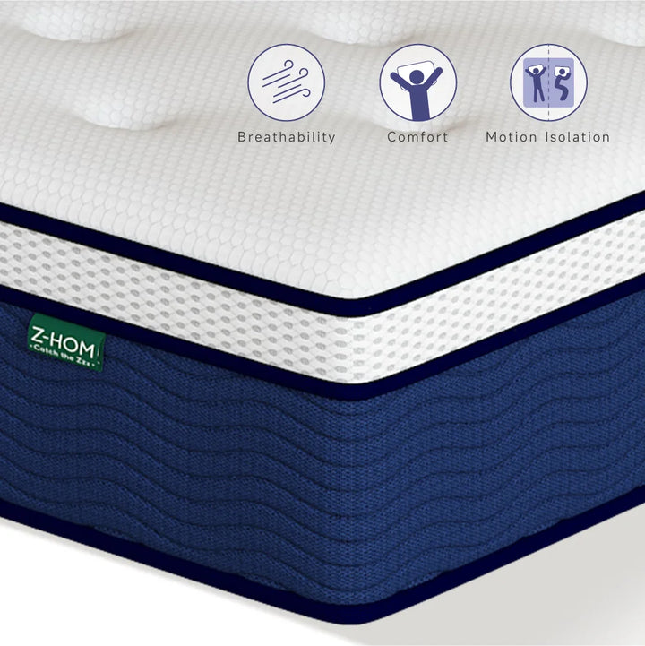 Twin Size Gel Memory Foam Mattress in a Box,12 Inch Hybrid Mattress Cooling Medium Firm Bed with Individually Pocket Coils Innerspring,