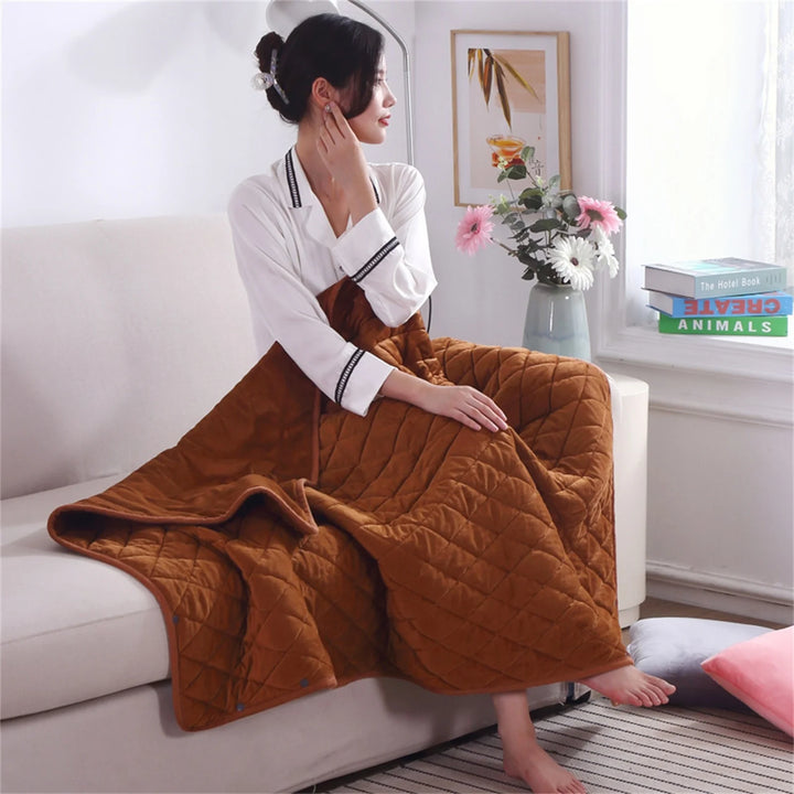 120*75Cm Electric Blanket Queen 47*30In Throw Heated Blanket Soft 5V Electric USB Blanket Machine Washable for Home Travel Office with 120Cm Extension Line Heating Blankets on Sale