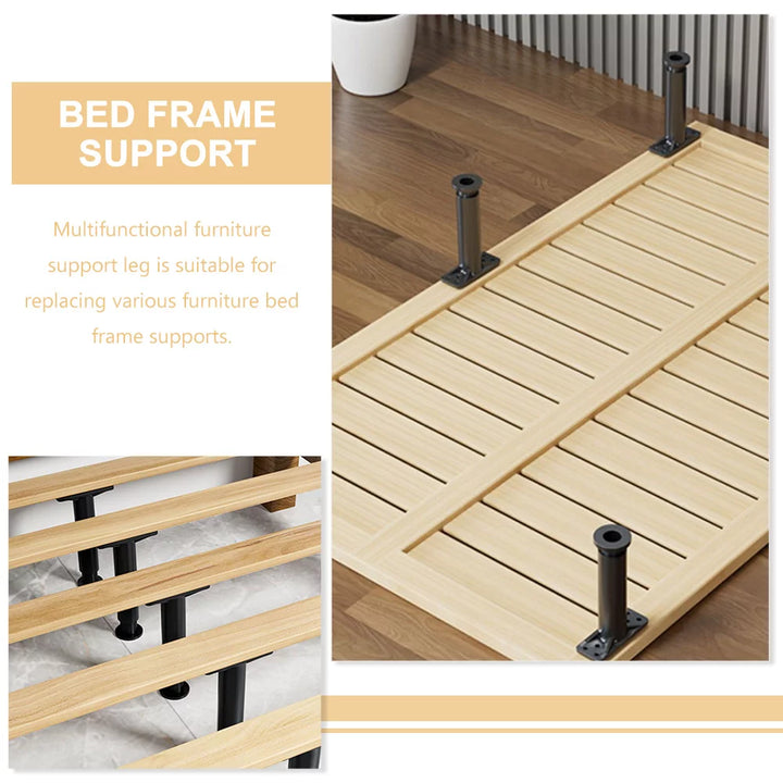 2 Pcs Bed Support Frame Adjustable Bed Frame Bed Risers Bed Legs Replacement Bed Frame Support Leg Bed Stabilizer