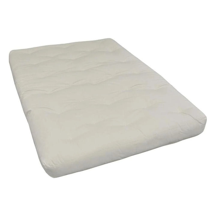 604 4 In. All Cotton Futon Mattress, Natural - Twin