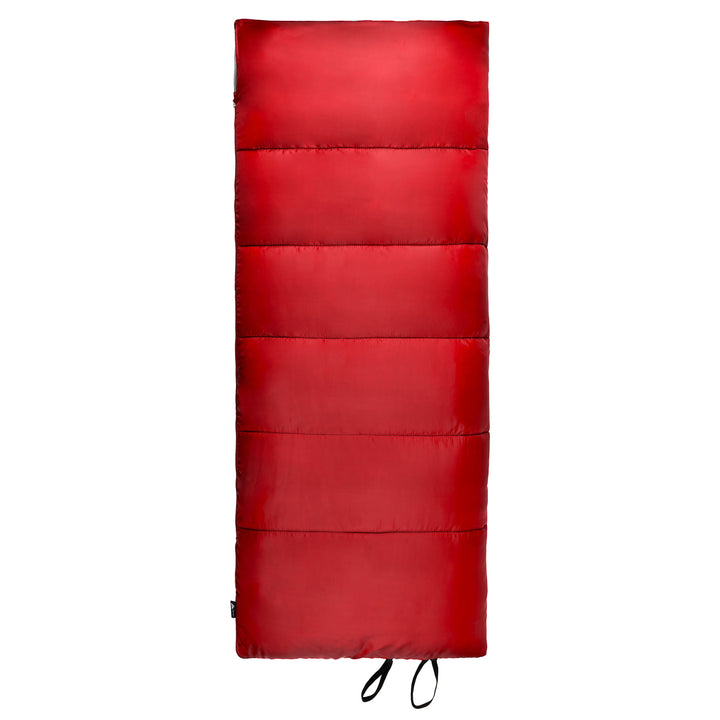 50-Degree Warm Weather Rectangular Sleeping Bag, Red, 33"X75"