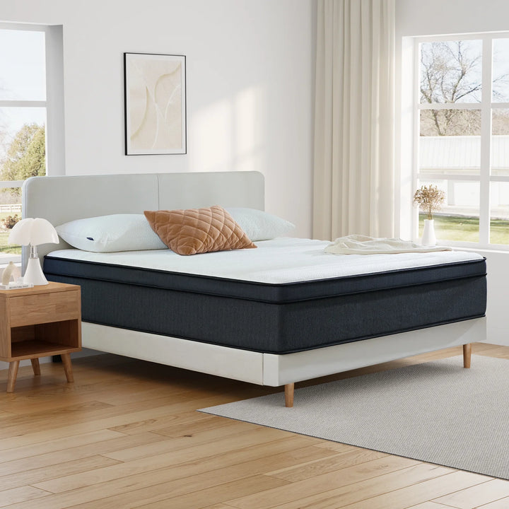 Queen Mattress,  12 Inch Hybrid Mattress Medium Firm Innerspring Mattress in a Box 60"X80"X12"