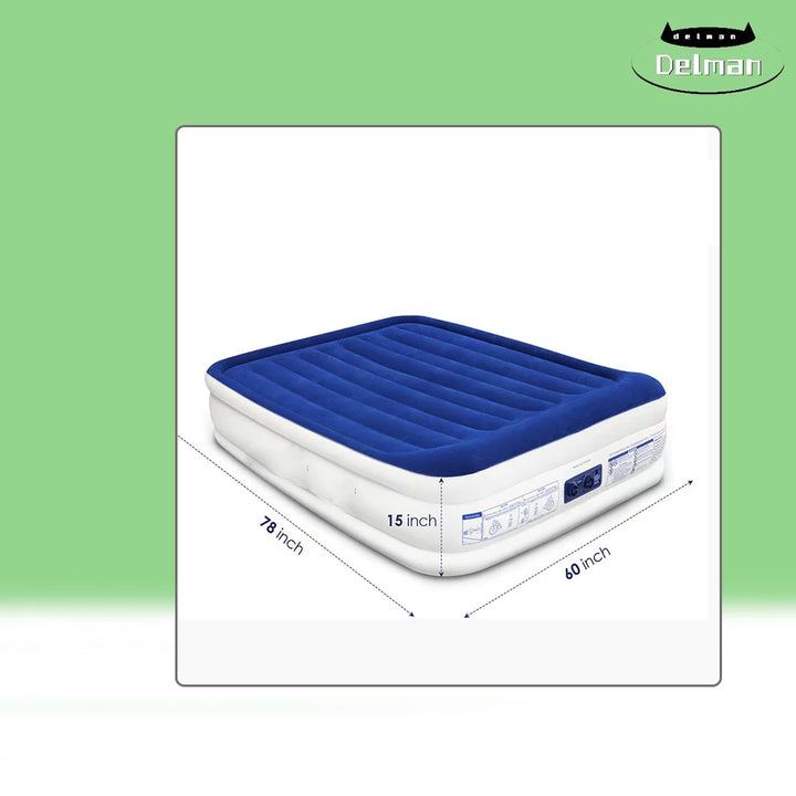 Air Mattress for Camping - Luxury Inflatable Twin Mattress Bed